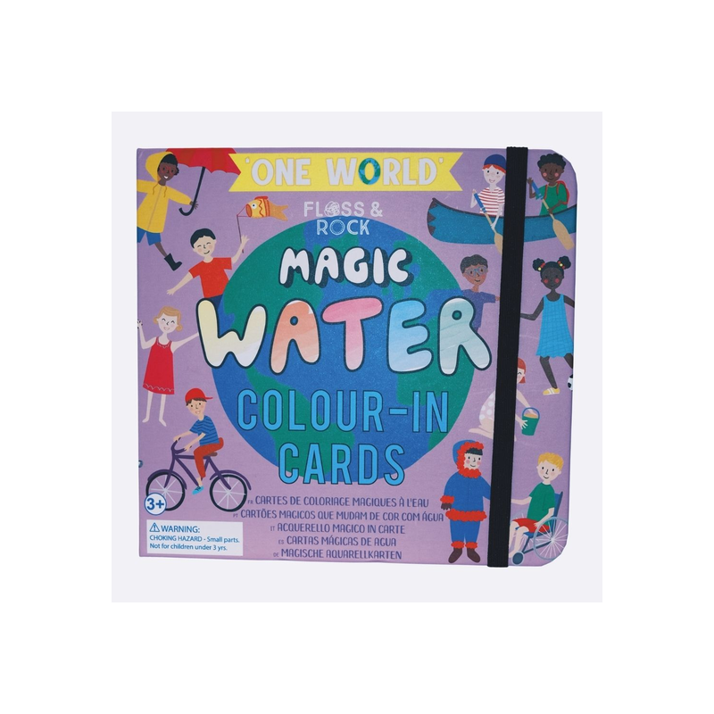 Jeden Świat Kolorowanka Wodna z Pisakiem 10 kart