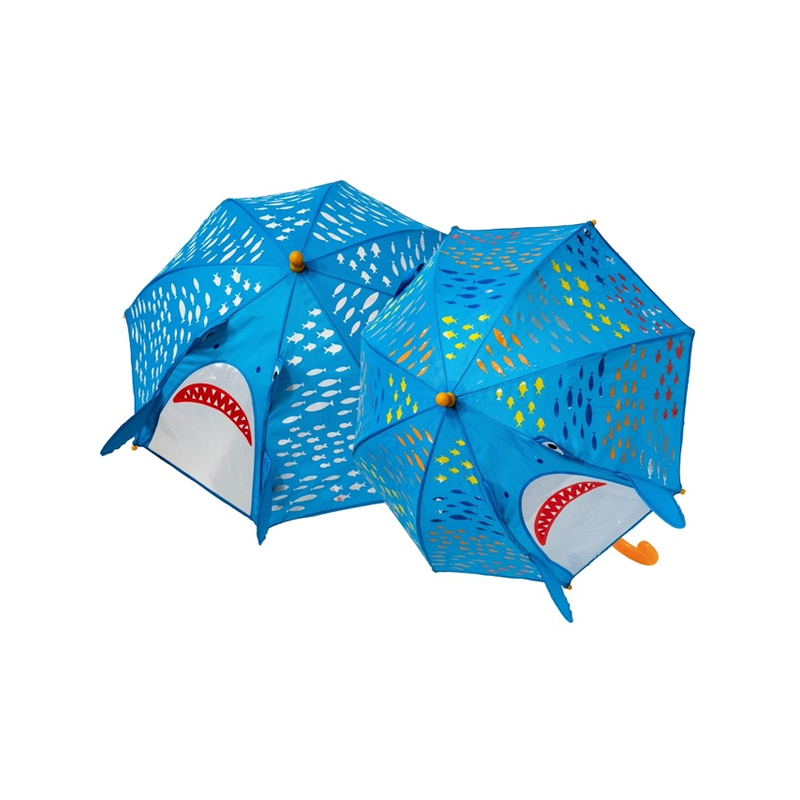 Rekin Parasolka Zmieniająca Kolory z Okienkiem 3D